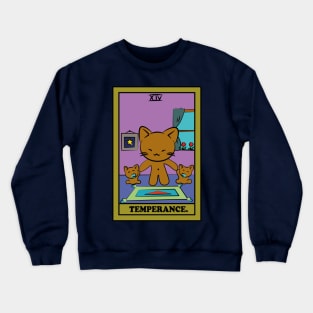 TAROT CARDS | TEMPERANCE. | CAT Crewneck Sweatshirt